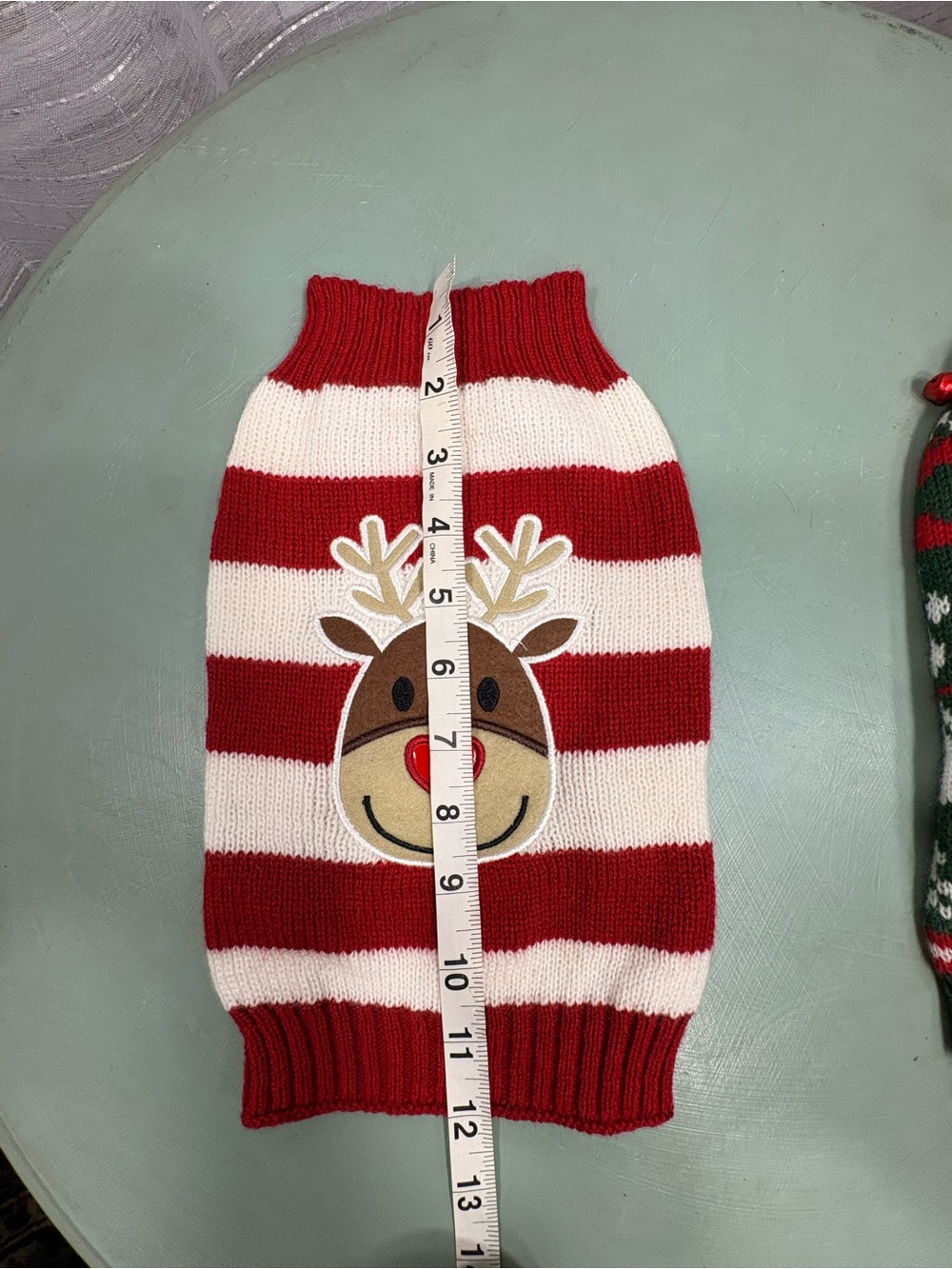 Lot 4 Small Dog Christmas Sweaters Holiday Knit Reindeer Scottie Rudolph XS S - Picture 7 of 9